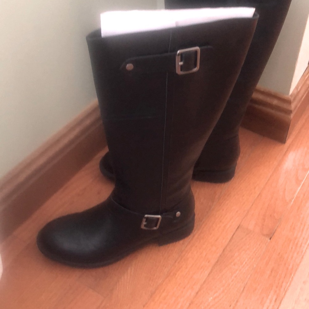 Knee high black boots. Kenneth Cole Reaction